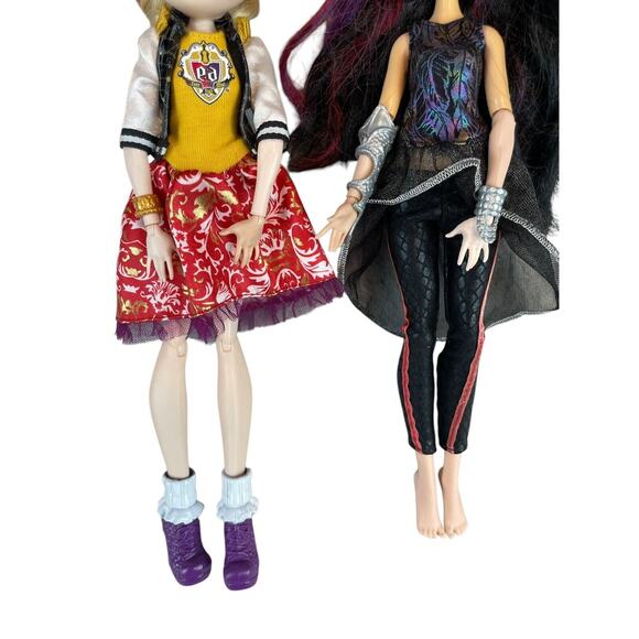 Ever After High School Spirit Dolls- Raven Queen And Apple White READ - Picture 3 of 7